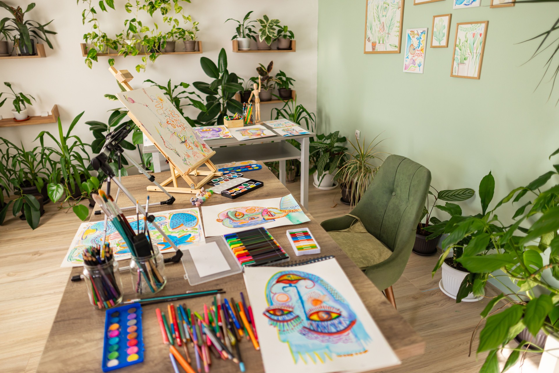 Creative Home Art Studio